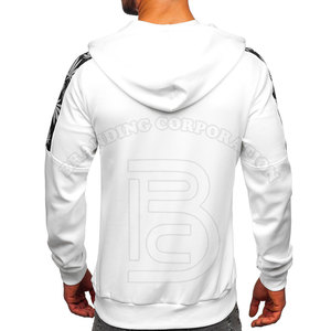 เสื้อมีฮู้ดแบบซิปของผู้ชายผ้าฝ้ายโพลีเอสเตอร์มีฮู้ด - Product Image 2