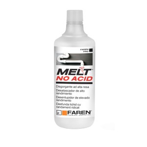 1 L detergente concentrato liquido per scarichi Melt non acido (Faren 3LS001SPPT) - Product Image 1