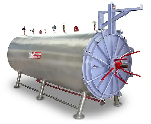 High Temperature Industrial Glass Bottle Sterilizer Autoclave For Canned Fish Industrial Sterilizer