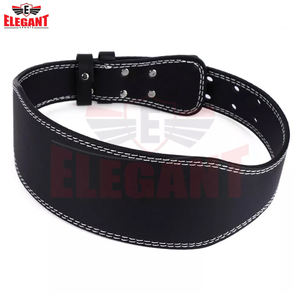 Wholesale Custom PU Genuine Leather Waist Protective Adjustable Weightlifting Leather <b>Belt</b> by Elegant Sports - Product Image 6