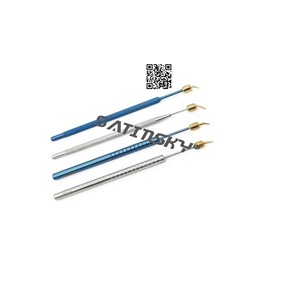 High Precision Manual Jewelry Tweezers 16CM Stainless Steel Slotted CE Certified Diamond Gem DIY Crafting <b>Sandblasting</b> Tools - Product Image 6