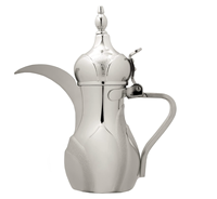 Ensemble de cafetière arabe Dallah Ambiance Lifestyle, théière en acier inoxydable avec couvercle, bouilloire artisanale King, cuillères en plastique, couleur personnalisée