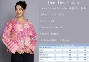 Veste universitaire unisexe matelassée faite à la main manteau d'hiver veste courte avec motif de sari en soie et cadeau de Noël à motif de lettres - Product Image 6