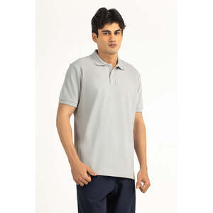 Polo 100% Algodón con Característica Antiarrugas, Bordado Oscuro, Teñido Liso, Patrón a Rayas, Corte Regular Alto MN-PSH-SS26-007-C - Product Image 6