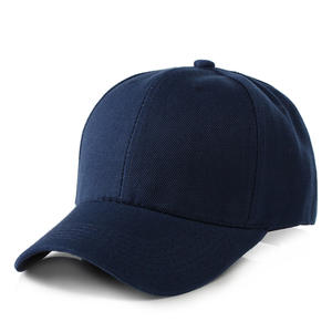 Casquette de baseball unisexe à 6 panneaux avec logo brodé personnalisé de couleur unie - Product Image 4