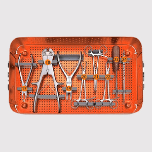 Kit d'instruments chirurgicaux orthopédiques en acier inoxydable ODM pour chirurgie spinale, outils manuels de laminectomie, certifié CE - Product Image 3