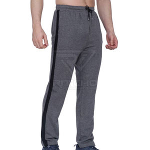 กางเกงกีฬาขาตรงผ้าคอตตอนแห้งเร็วระบายอากาศได้ดีน้ำหนักเบาสำหรับผู้ชายผ้า100% สำหรับฤดูร้อน - Product Image 4