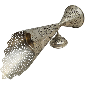 Brûleur d'encens Bakhoor traditionnel du Moyen-Orient, encensoir religieux arabe, métal écologique, 100% naturel - Product Image 4