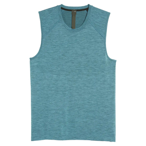 Camiseta sin Mangas para Hombre, Verano 2024, OEM, Alta Calidad, Secado Rápido, Transpirable, Ecológica, Diseño Personalizado, Cuello Redondo, para Fitness - Product Image 5