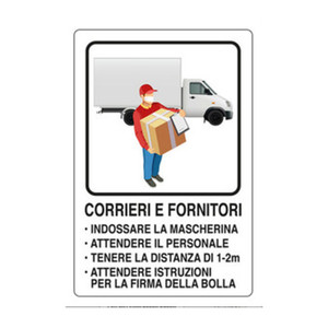 Etichetta Adesiva 20x30 per Corrieri e Fornitori - Product Image 1