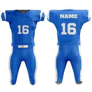 Uniforme de Fútbol Americano de Manga Corta Transpirable de Alta Calidad OEM, 100% Poliéster, Impresión Digital Personalizada para Equipos - Product Image 4