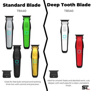 เครื่องตัดผมไร้สายระดับมืออาชีพ 7500 รอบต่อนาที แบบ Zero Gap สำหรับช่างตัดผม พร้อมแท่นชาร์จ USB อัจฉริยะ รองรับ iPhone และ Android - Product Image 5