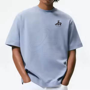 ออกแบบโลโก้ของคุณเอง เสื้อยืดผู้ชายสไตล์ Acid Wash สวมใส่สบาย ราคาสมเหตุสมผล เสื้อยืดผู้ชายสีพื้น - Product Image 2