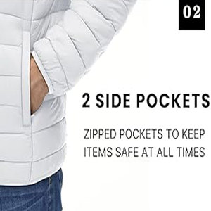 Doudoune en polyester de haute qualité, fabriqué en usine directement par OEM, pour homme, veste respirante fabriquée au Pakistan, pour homme, de grande rue - Product Image 5