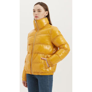 แจ็กเก็ตปลาปักเป้าฤดูหนาวของผู้หญิงแจ็กเก็ตผู้หญิงแบบมีสไตล์โลโก้ได้ตามต้องการ - Product Image 3