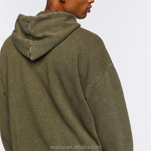 2025 nouveau OEM vente en gros haut de haute qualité lourd 400gsm coton conception vierge personnalisé Vintage lavage hommes sweats à capuche pour hommes - Product Image 4