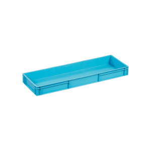 KT 4111 Heavy Duty Plastic Euronorm <b>Crate</b> Solid Industrial Storage <b>Box</b> - Product Image 1