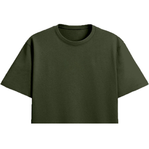 Camiseta de Algodón Orgánico Ecológica Personalizada para Mujer, Cuello Redondo, Manga Corta, Sólida, Transpirable, con Relieve, Corte Regular - Product Image 4