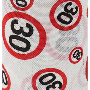 Papier toilette jetable doux pour 30e anniversaire, 15 g/m², 3 plis, résistant, imprimé - Product Image 5