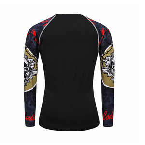 Vente en gros de hauts de surf pour femmes, respirants, écologiques, à manches longues, UPF50, sublimation, manches longues, polyester, spandex, rash guards - Product Image 4