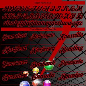 Camiseta de Manga Corta de Lona Transpirable, Color Negro, Rojo y Blanco, Personalizada, de Alto Rendimiento para Boliche, Perfecta para Uso en Exteriores - Product Image 4