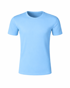 T-shirt unisexe uni personnalisable 100% polyester 170 GSM Tissu vierge Vente en gros - Product Image 2