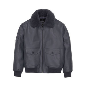 Chaquetas de Avirex impermeables transpirables de alta calidad personalizadas para hombre/chaquetas Avirex de cuero con cremallera completa y logotipo de diseño personalizado para hombre - Product Image 5