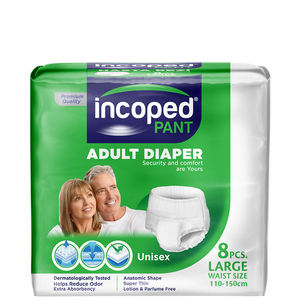 Pañal para Adultos Incoped Pant Unisex, Precio al por Mayor, Tallas Mediana, Grande y Extra Grande Disponibles - Product Image 2