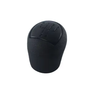 Pomo de Palanca de Cambios para Renault Clio Megane Kangoo, Nuevo Modelo, 6 Velocidades, Negro, Hecho de Aluminio y Cuero, Número de Modelo 8200568122 - Product Image 2