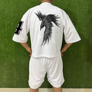 Uniforme de basket-ball pour hommes personnalisé, anti-rides, respirant, léger et à un prix raisonnable, ensemble de maillots de football pour basket-ball - Product Image 2