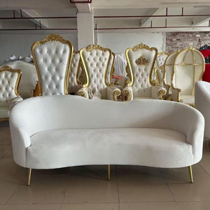 Canapé de luxe en velours texturé blanc, structure en <span class=keywords><strong>bois</strong></span> durable, forme nuage, pour hall d'hôtel - Product Image 6