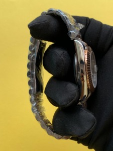 Antique Style 36mm Two Tone Stainless Steel Mechanical Automatic Analog <b>Wrist</b> <b>Watch</b> For Women Fashion Swiss Made At Lowest Price - Product Image 5