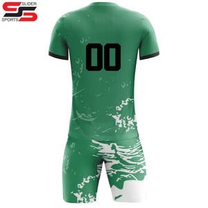 Maillot de club de football pas cher personnalisé pour hommes ensemble d'uniforme de football par sublimation en usine vêtements de sport - Product Image 2