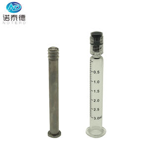 Jeringas de Vidrio de 3 ml <span class=keywords><strong>con</strong></span> Cierre Luer, Puntas Cortas y Redondeadas de Calibre 14, para Envasado de Destilados - Product Image 5