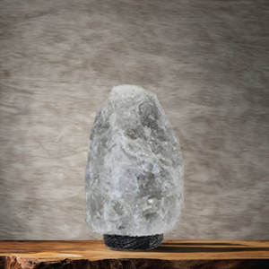 Lámpara de Sal del Himalaya Natural Gris Tallada en Forma de Flor, 1-2 kg, para Decoración del Hogar, Feng Shui y Estilo Romántico, Artesanía Natural Hecha a Mano - Product Image 3