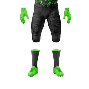 ชุดกีฬาอเมริกันฟุตบอลแบบใหม่ล่าสุด ดีไซน์ใหม่ ขายส่ง คุณภาพสูง แขนสั้น ระบายอากาศ แห้งเร็ว - Product Image 6