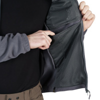 Veste de terrain en polaire durable, légère et respirante avec panneaux renforcés, fermeture éclair, design multi-poches, toutes saisons 'NOMAD'