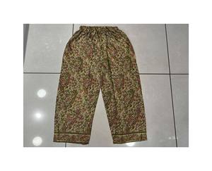 Boho Hippie Silk Pant, <b>Women</b> Comfortable Yoga <b>Trouser</b> Silk Pant, Bohemian Floral Printed Silk Loose Palazzo Pant for <b>Women</b>. - Product Image 1