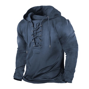 Sudadera con Capucha Personalizada para Hombre, 100% Algodón Orgánico, Lavado Vintage, Tejido Grueso, Bordada, Corte Holgado, Ecológica - Product Image 1