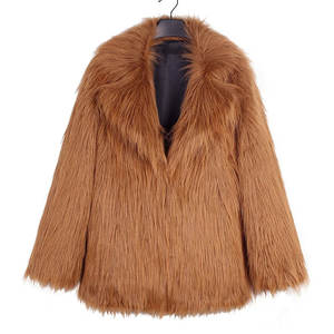 Manteau en fourrure coupe-vent, écologique, chaud, doux au toucher, durable, longueur standard, vêtement d'extérieur d'hiver, design élégant pour un usage quotidien et les voyages - Product Image 1