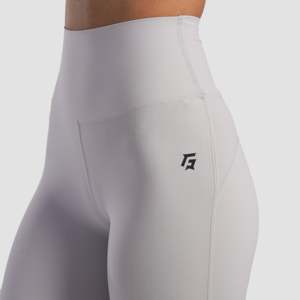 กางเกงออกกำลังกายขาบาน ASPIRE Flare Leg  โลโก้สั่งทำได้ ผ้าไนลอน/สแปนเด็กซ์ ระบายอากาศได้ดี  ไซส์ใหญ่พิเศษ (XXS XS XXL สีขาวงาช้าง) - Product Image 5