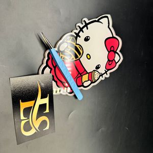 Meilleure vente Hello Kitty cils carreaux pince à épiler personnalisable réutilisable acrylique cils beauté aimants fleur papillon carré - Product Image 6