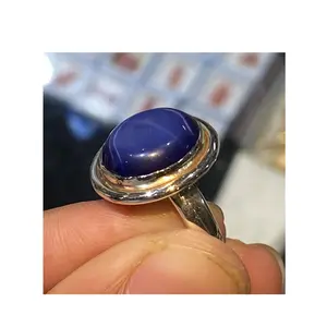 Cincin Kustom batu permata Australia cincin Opal dapat disesuaikan dengan ukuran kustom dan warna batu permata tersedia dalam jumlah besar