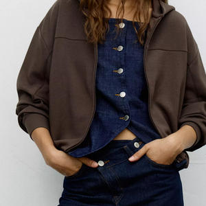 Intérieur en polaire douce à manches longues pour la chaleur et le confort Fermeture à glissière Style Coupe décontractée Impression et broderie de logo personnalisé Chaud 2026 - Product Image 4