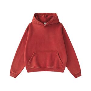 Sweat à capuche personnalisé pour enfants de haute qualité 355 grammes sweat-shirt à épaules tombantes broderie impression motif solide lavage pour enfants sweats à capuche - Product Image 2