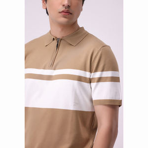 Nouvelle arrivée hommes pour polos séchage rapide grande taille unique motif solide toile tissu design fabriqué au Pakistan - Product Image 4