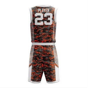 High Quality Short Sleeve Breathable Unisex Adult Basketball Uniform 100% Polyester Wholesale <b>Cheap</b> Price Best Material - Product Image 5