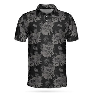 Tela de punto con estampado personalizado gótico Premium informal para hombre, patrón sólido, para Polos, la mejor calidad con logotipo personalizado - Product Image 1