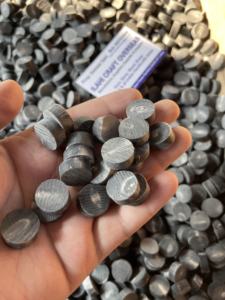 Boutons en corne de buffle en gros, noirs, tailles 16mm/19mm/21mm/23mm/26mm/29mm/31mm pour accessoires vestimentaires - Product Image 6