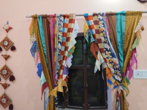 Indian Vintage Sari Silk <b>Fringe</b> <b>Curtain</b> Modern Hotel Cafe Home Decor Knitted Window Shade for Bedroom Living Room Dining Room - Product Image 4